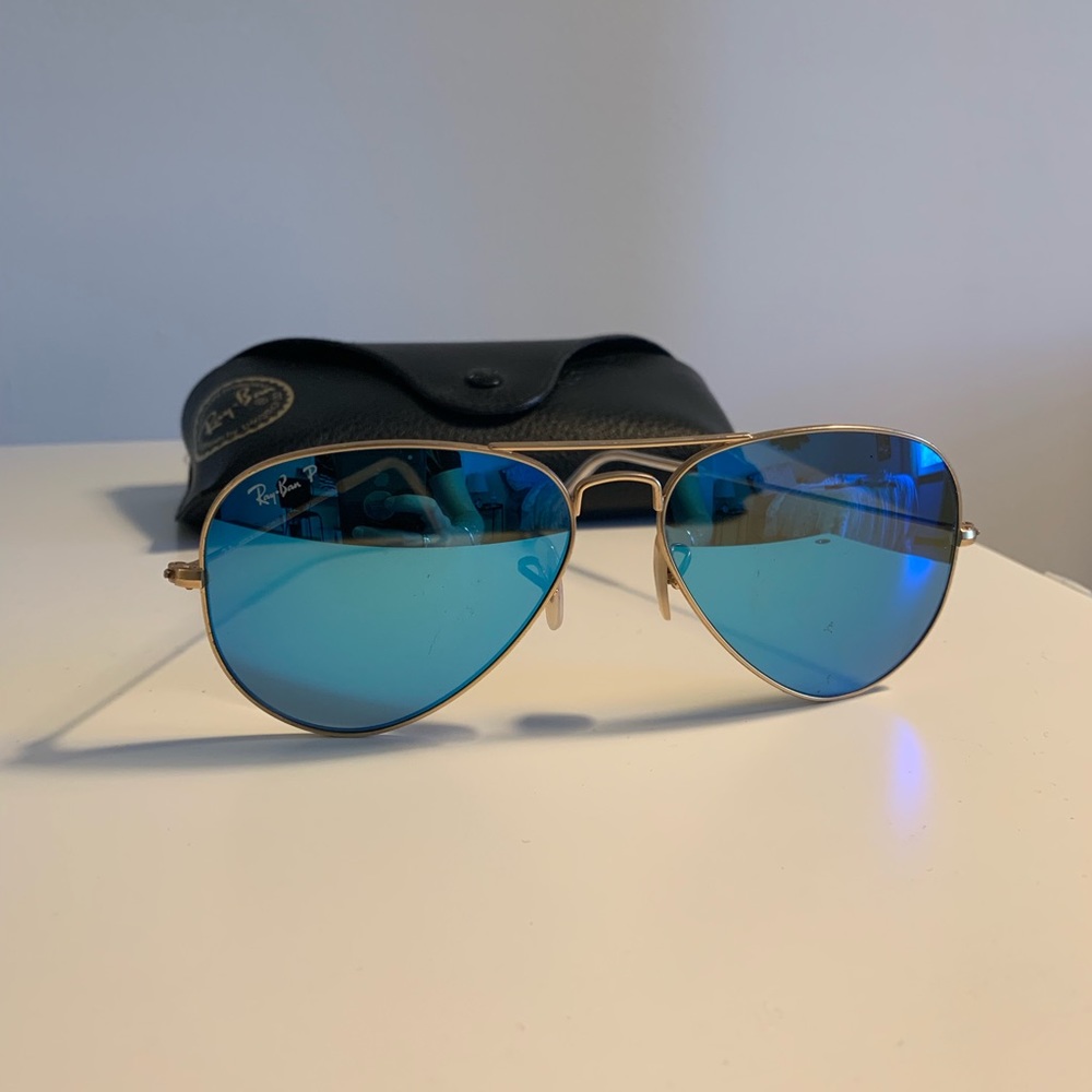Ray-Ban Blue Aviator Sunglasses